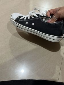 Black Canvas Sneakers