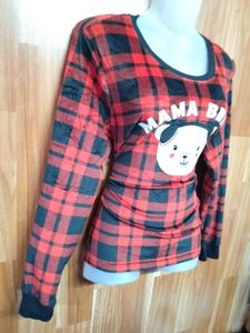 Mama Bear Plaid Top