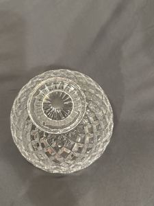 Hi-Luxe “Stunner” Crystal Glass Bowl