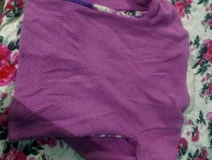 Cute Purple Kids Cardigan