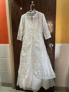 34 Bust Janasya Kurta Jacket Set For Women