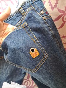 Distressed Flare Jeans