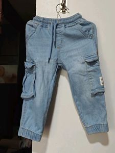Cute Denim Cargo Pants