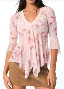 Floral Chiffon Top