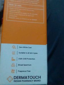 Dermatouch Multivitamin SPF 50 Sunscreen