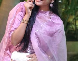 Magenta Pink Salwar Suit With Beautiful Dupatta