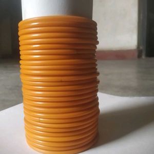 Orange Bangles Set
