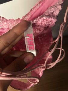 Pink Lace Bralette