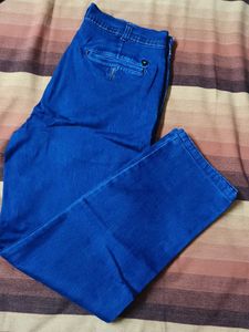Cotton Kings Men Blue Regular Fit Denim Jeans