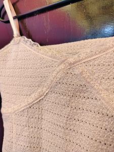 Lace Trim Korean Top (Sale)
