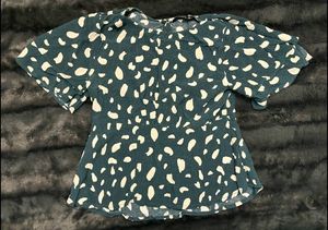 Dark Green Waist Top