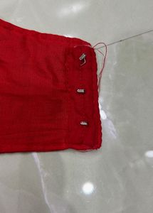 Red Padded Blouse | Size 32