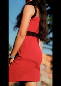 Maroon Office Dress🎒👠