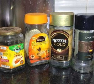 Empty Glass Jars