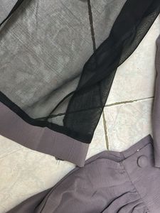 Elegant Ruffled Abaya/Dress