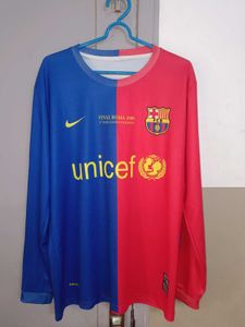 Barcelona Jersey - Long Sleeve size &#39;L&#39;( large) 53