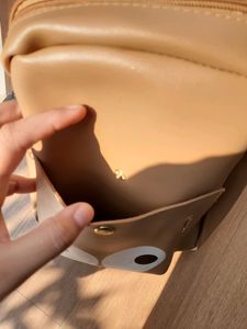 Tan Mini  Backpack