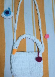 Crochet Goose Handbag 🤍