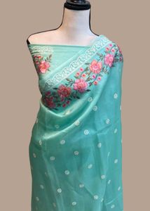 Elegant Embroidered Saree