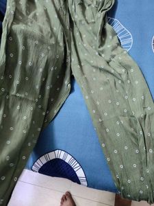 Green Polka Dot Jumpsuit Women