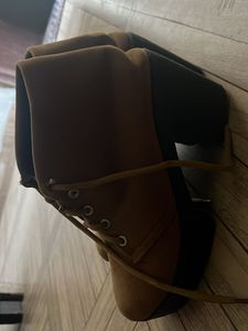 Brown Lace-Up Ankle Boots