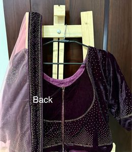 Elegant Velvet Lehenga Choli