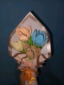Crochet Tulip Bouquet