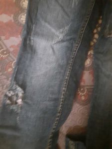 Distressed Denim Jeans