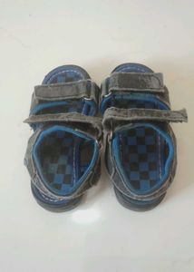 👶 Kids Black & Blue Sandals (0–2 years)