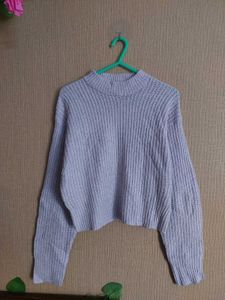 Lavender Knit Pullover