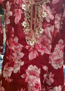 Floral Print Kurta