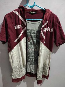 Tshirt With Attached Jacket
