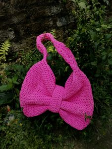 Crochet Bow Bag 🩷🎀