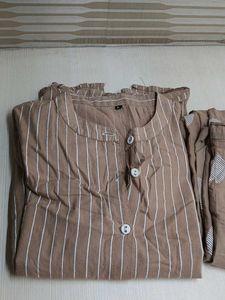 Cotton Kurta &amp; Pant Set