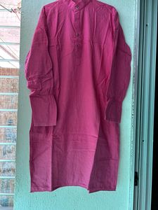 Pink Men's  Kurta