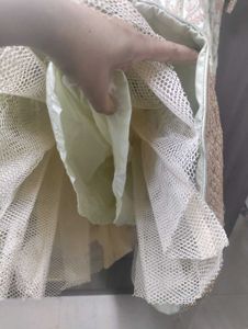 Designer Partywear Pista Green Gown