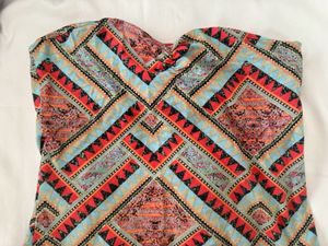 Multicolour tube top