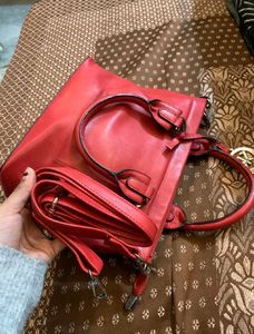 Beautiful Cherry Red Handbag🎈❤️💘