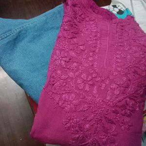 Jeans And Short Kurti