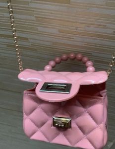 Pink Quilted Handbag