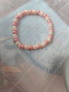 Pink Pearl Beaded Bracelet