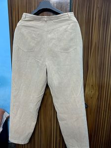 Beige Corduroy Pants