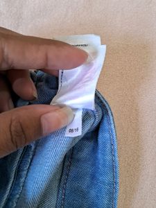 Blue Denim Korean Skirt For Women