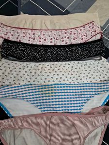 combo Of Five Imported Fabric Panty