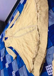 Elegant Embroidered Dress With Dupatta Pant