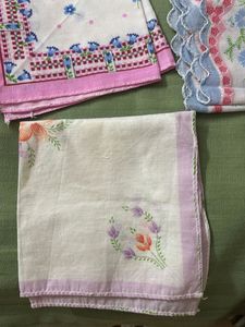 Vintage Floral Handkerchief