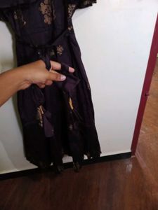 Purple Floral Dress