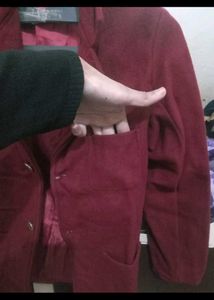 🥵 warm for winter maroon Blazer - Stylish &amp; Comfo
