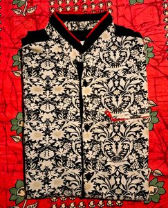 Royal Floral Panel Shirt – Regal Style