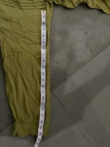 Elegant Olive Green Kurta Set 2